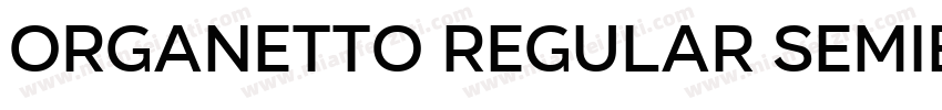 Organetto Regular SemiExp字体转换